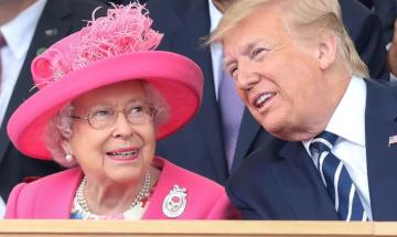 Donald Trump displays rare Queen Elizabeth portrait at Mar-a-Lago home