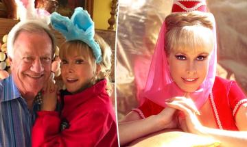 Barbara Eden celebrates Easter with husband Jon Eicholtz