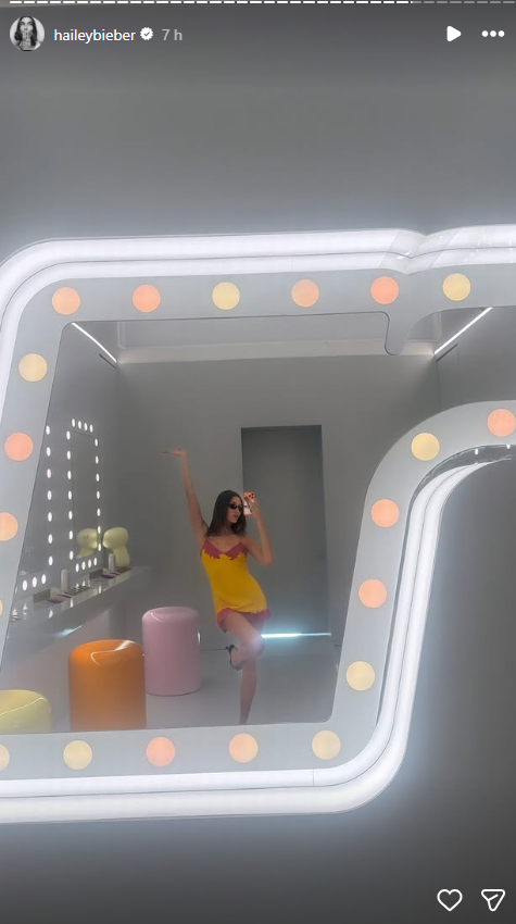 Hailey Bieber stuns in Yellow at Coachella 2026