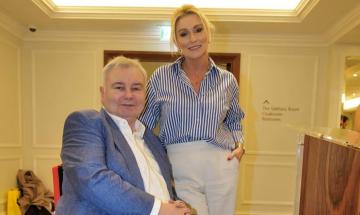 Eamonn Holmes pictured smiling with girlfriend Katie before stroke