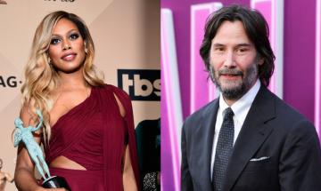 Keanu Reeves’ off-camera persona surprises Laverne Cox on 'Outcome' set