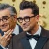 Eugene Levy travels from Canada to support son Dan Levy at premiere