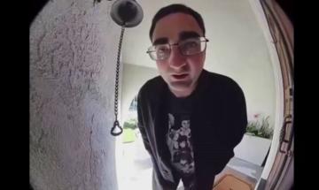 Police arrest man after viral doorbell camera footage captures death threats