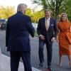 Donald Trump and Melania Trump welcome Dutch royals to White House