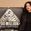 Rihanna becomes first woman to exceed 200 million RIAA single certifications