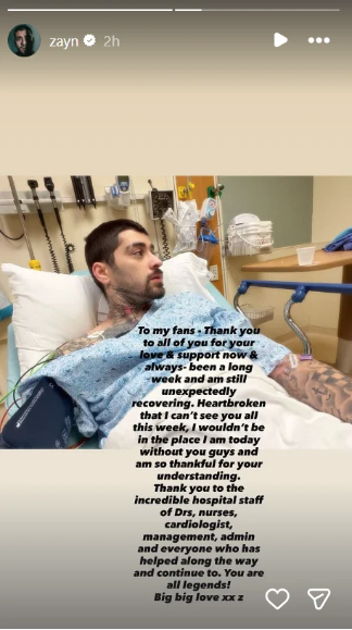 Zayn Malik cancels album launch events due to health scare