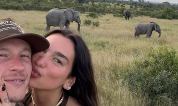 Dua Lipa and fiancé Callum Turner enjoy Safari before 'low-key' wedding