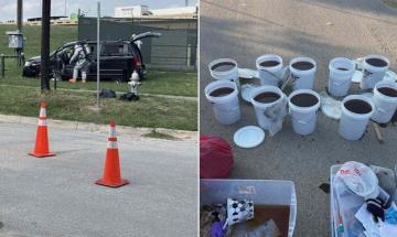 Texas police discover millions in liquid meth following fatal minivan collision