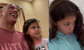 Dwayne Johnson celebrates daughter Tiana eighth birthday with homemade cake