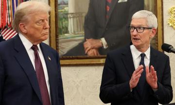 Donald Trump recalls tense exchange with Apple's Tim Cook