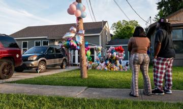 Bullet remains lodged in mother’s face after Louisiana mass shooting that killed three children