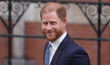 Prince Harry makes surprise Kyiv visit to support Ukrainian veterans
