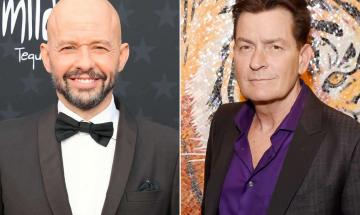 Charlie Sheen jokes about Jon Cryer's absence from documentary screening event