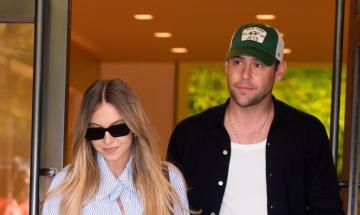 Sydney Sweeney rides high with Scooter Braun at Stagecoach following romance reveal