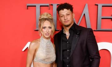 Patrick Mahomes packs on PDA with wife Brittany as strong winds disrupt Stagecoach festival