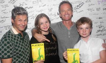 Neil Patrick Harris' twins with David Burtka make rare appearance at Broadway event