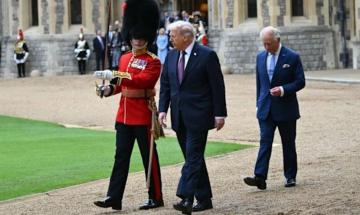Donald Trump violates royal protocol during King Charles' White House visit
