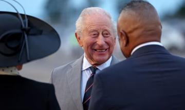 King Charles visits Bermuda solo as Queen Camilla heads back to UK