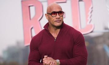 Dwayne Johnson laughs off wardrobe malfunction at Walk of Fame