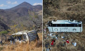 Tourist bus crash kills 11, leaves 30+ injured after swerving off highway