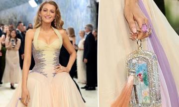 Blake Lively's unique 2026 Met Gala purse features art by her 4 kids