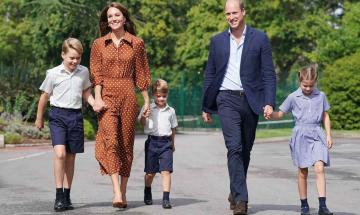 Prince George's future uncertain as William and Catherine visit boarding schools