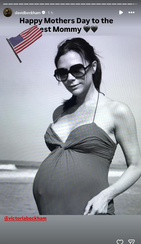David Beckham shares rare vintage photo of Victoria Beckham in Mother’s Day tribute
