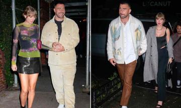 Taylor Swift stuns in silk lace outfit on date night with Travis Kelce