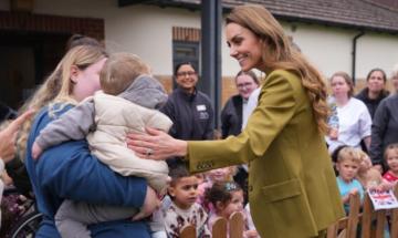 Princess of Wales describes noisy home life with children during royal event