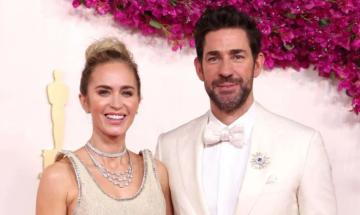 John Krasinski explains why he cried over wife Emily Blunt's big moment
