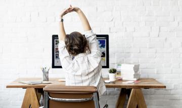 Posture-correcting exercises for desk workers: Fitness experts tackle stiff shoulders and back pain