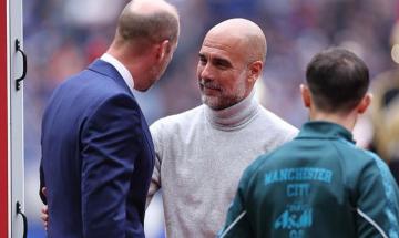 Prince William's secret note to Pep Guardiola post-FA Cup win
