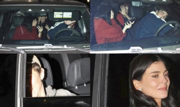 Kendall Jenner and Jacob Elordi spotted with Kylie Jenner and Timothée Chalamet on LA night drive