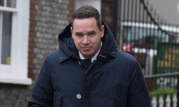 Kieran Hayler arrives at court charged with rape of a 13-year-old girl