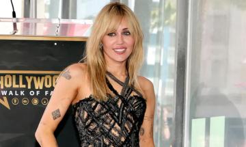 Miley Cyrus celebrates Hollywood walk of fame star with emotional tribute to fans