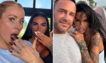 Katie Price and Olivia Attwood joke about 'missing' husbands in a candid social media post