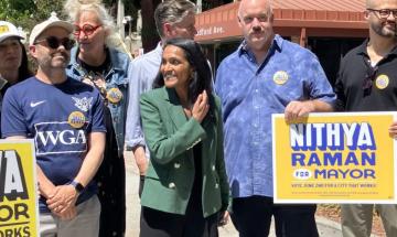 Nithya Raman calls for uncapped film tax credits as LA mayoral race enters final days
