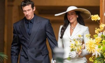 Pop star Dua Lipa and actor Callum Turner have tied the knot in a London ceremony