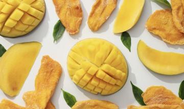 At just 60 kcal per 100g, mangoes are better for you than biscuits and protein bars