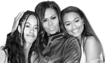 Michelle Obama jokes that Malia will never invite her and Barack to anything she does