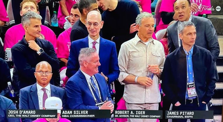 Top media executives attend Knicks-Spurs NBA Finals opener