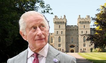 King Charles presents New Colours to Royal Marines at Windsor Castle