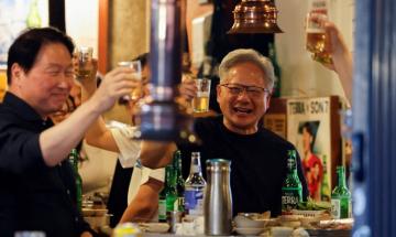 Nvidia CEO Jensen Huang warns of global chip supply crunch after SK Hynix dinner