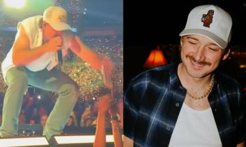Morgan Wallen threw a mobile phone across the stage in Pittsburgh