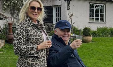 Eamonn Holmes smiles with partner Katie in first photo since April stroke