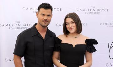 Taylor Lautner and wife Tay reveal they’re expecting a baby girl in emotional video