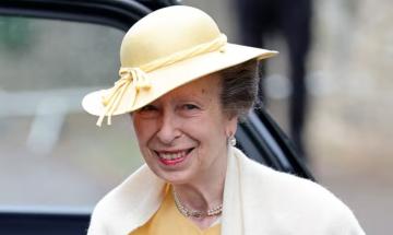 Princess Anne’s vintage hat steals the show at Peter Phillips’ wedding