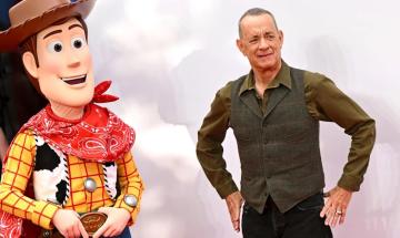 Tom Hanks and cast reveal they didn’t know about Taylor Swift track in ‘Toy Story 5’