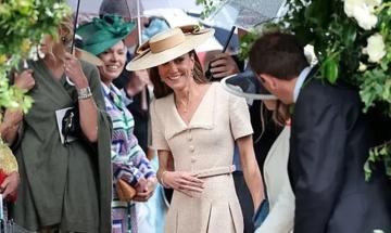 Princess Kate breaks wedding outfit tradition at Peter Phillips' Gloucestershire ceremony