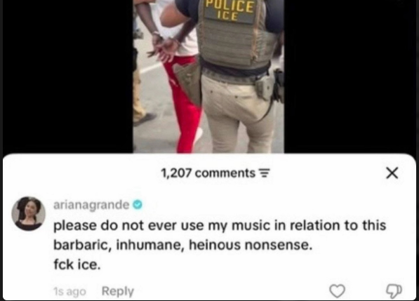 Ariana Grande slams White House for using her song in Trump immigration video